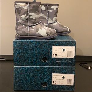 EMU boys camo winter boots